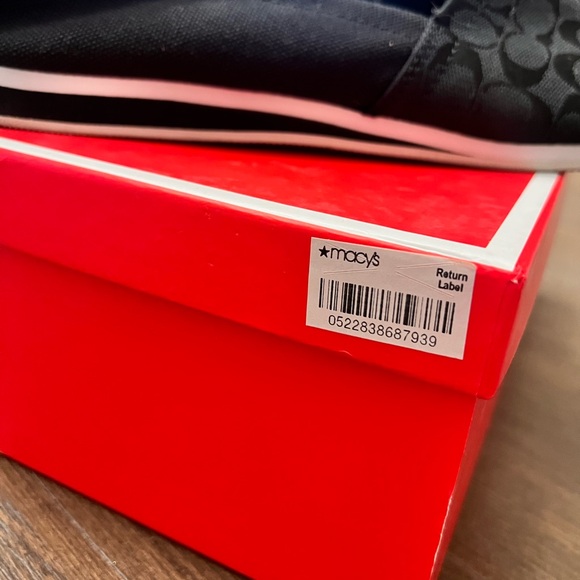 Coach Black Canvas Slip-On Flats! Only worn once. - Picture 5 of 5